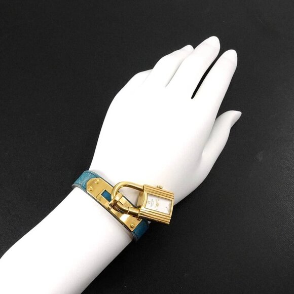 HERMES Kelly Watch Vintage Quartz White Dial Ladies Watch 90263376 - Picture 7 of 8